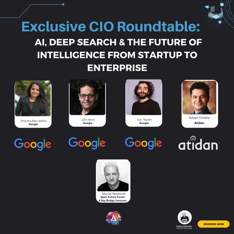 Cover Image for Exclusive CIO Roundtable: AI, Deep Search & the Future of Intelligence from Startup to Enterprise