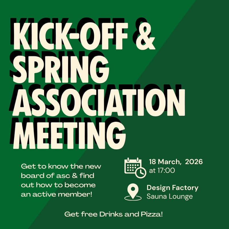 Cover Image for ASC Kick-Off and Spring Association Meeting