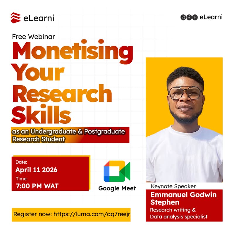 Cover Image for Monetising your research Skills as an undergraduate & postgraduate research student