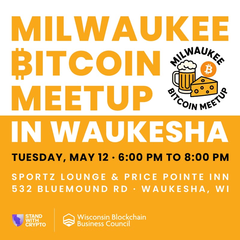 Cover Image for Milwaukee Bitcoin Meetup (in Waukesha)