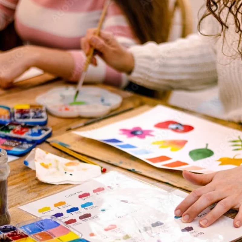 Cover Image for 🎨 Offline Craft Club | Spring Watercolour Painting @ UNIT8 Studios