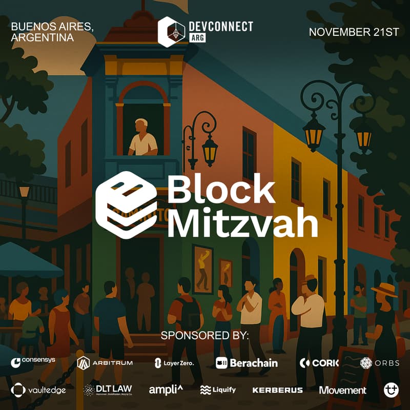 Cover Image for BlockMitzvah @ Devcon Argentina - Shabbat Dinner