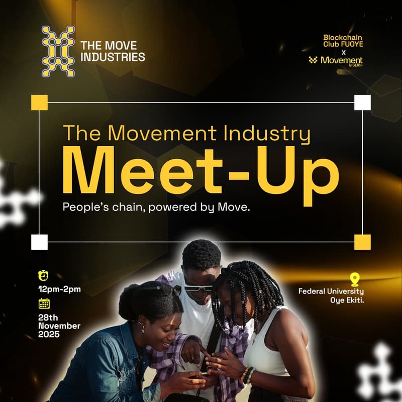 Cover Image for THE MOVE INDUSTRIES NIGERIA MEETUP - FUOYE EKITI