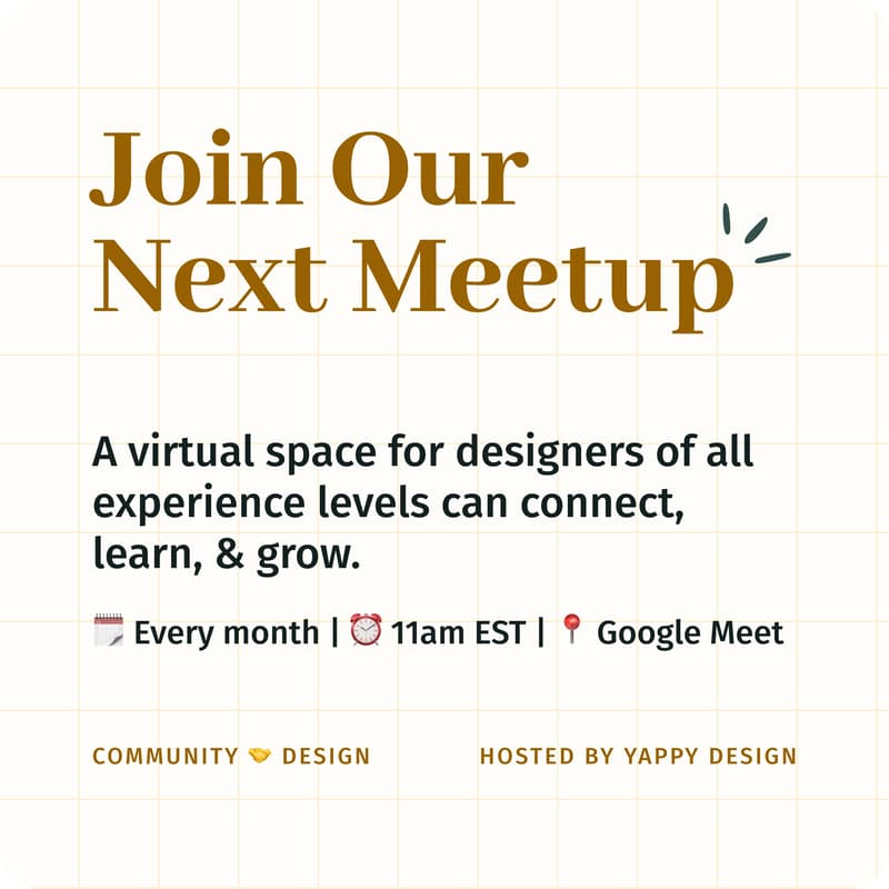 Cover Image for Let’s Yap Design: 🌊 July Meetup 🌊