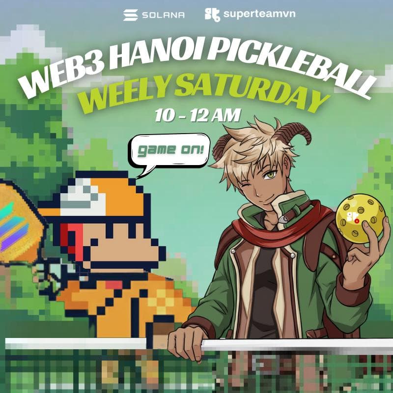 Cover Image for Web3 Hanoi Weekly Saturday Pickleball