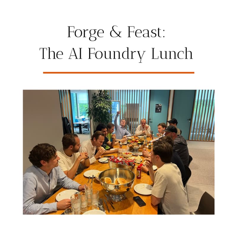 Cover Image for Forge & Feast: The AI Foundry Lunch (Exclusive for AI Foundry Workspace Members)
