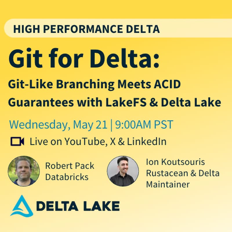 Cover Image for Git for Delta: Bringing Git-like Version Control and Transactional Guarantees to Your Data Lake