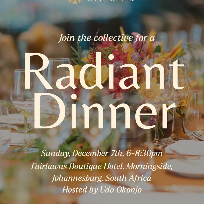 Cover Image for A Radiant Dinner with Mrs Udo Okonjo