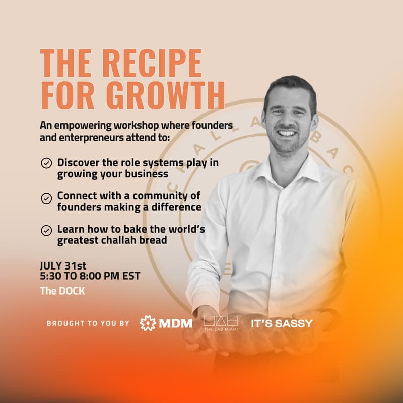 Cover Image for The Recipe for Growth; A Hands-On Baking Workshop to Grow Your Business