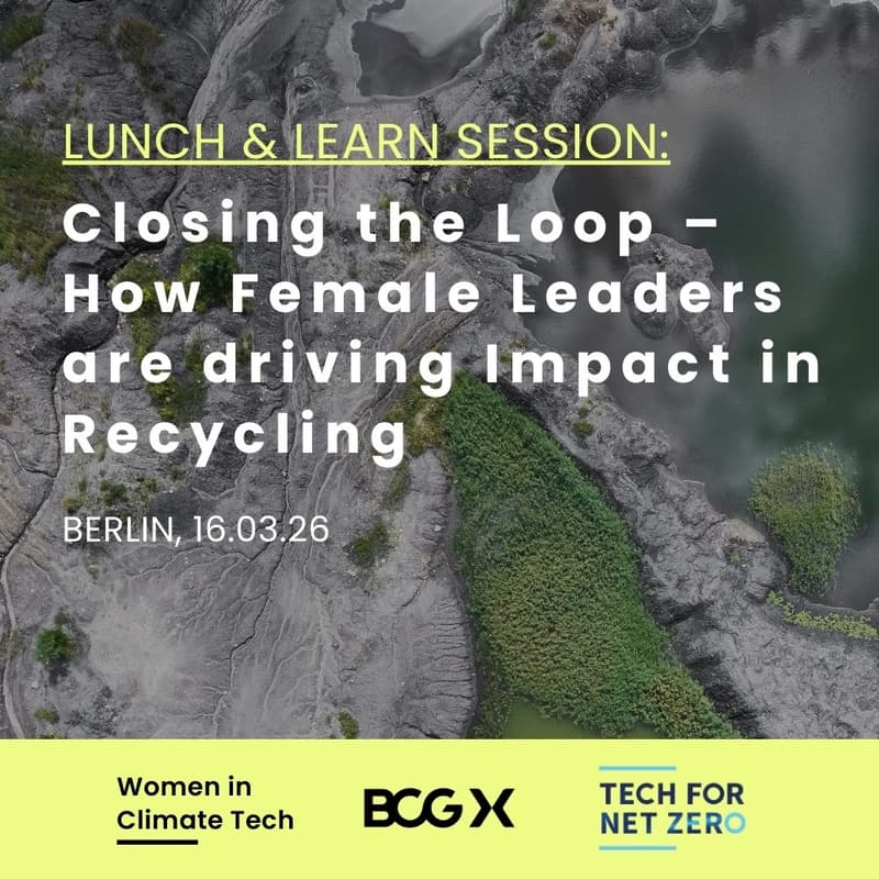 Cover Image for Lunch & Learn Session: Closing the Loop - How Female Leaders are driving Impact in Recycling