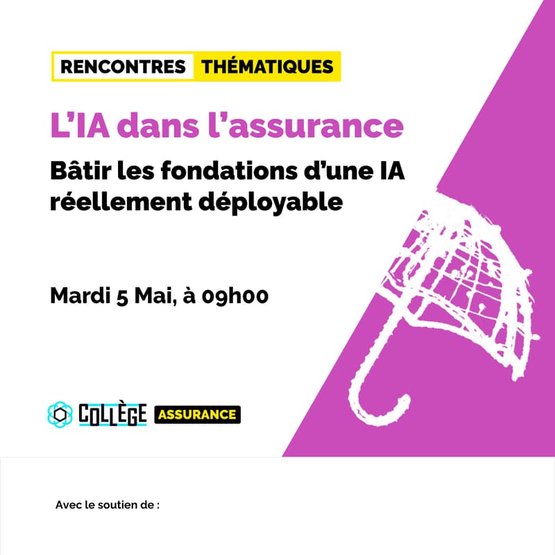 Cover Image for Rencontres thématiques | L'IA dans l'assurance