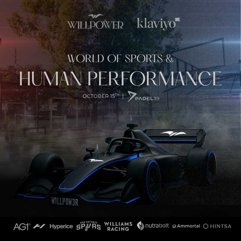 Cover Image for [F1 Week] Willpower: World of Sports & Human Performance @ Padel39