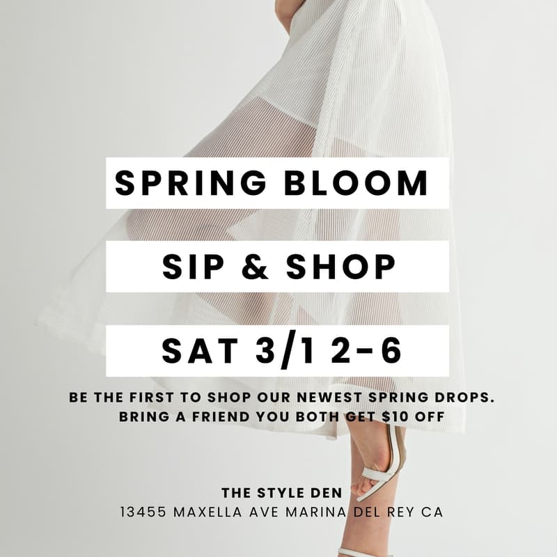 Cover Image for Spring Bloom Sip & Shop