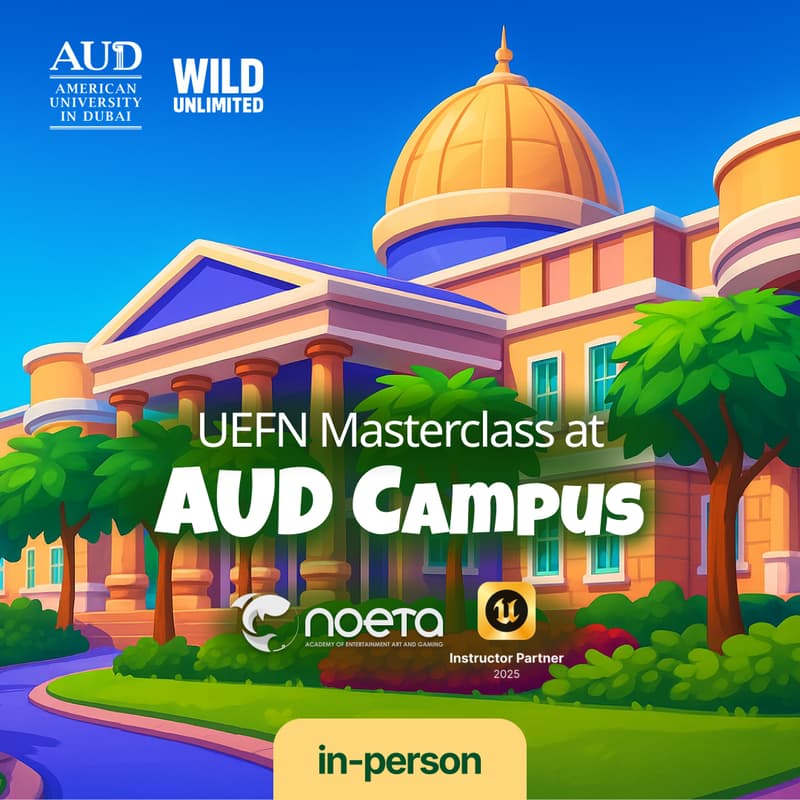 Cover Image for UEFN Masterclass at the American University in Dubai