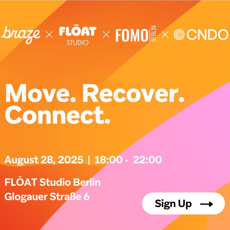 Cover Image for Braze Miles Club together with FLOAT Studio, FOMO Berlin & CNDO