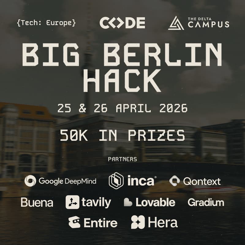 Cover Image for Big Berlin Hack: >300 Builders & >50k in Prizes
