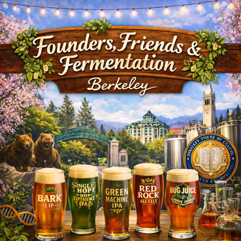 Cover Image for Founders, Friends, and Fermentation - Berkeley Edition