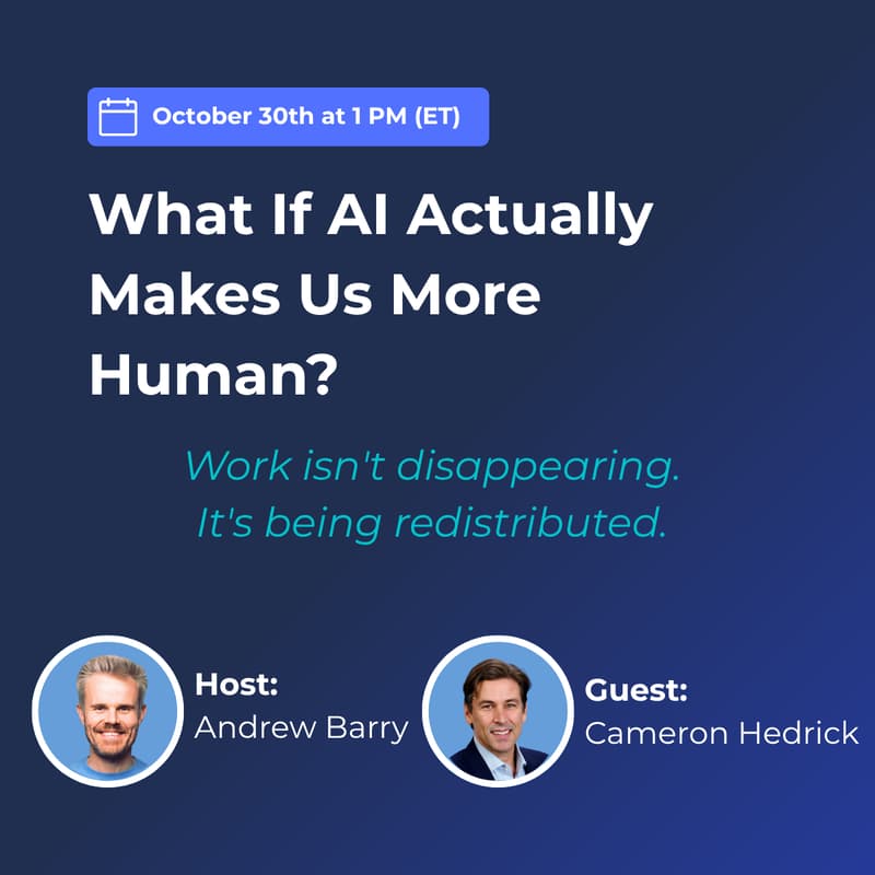 Cover Image for What If AI Actually Makes Us More Human?