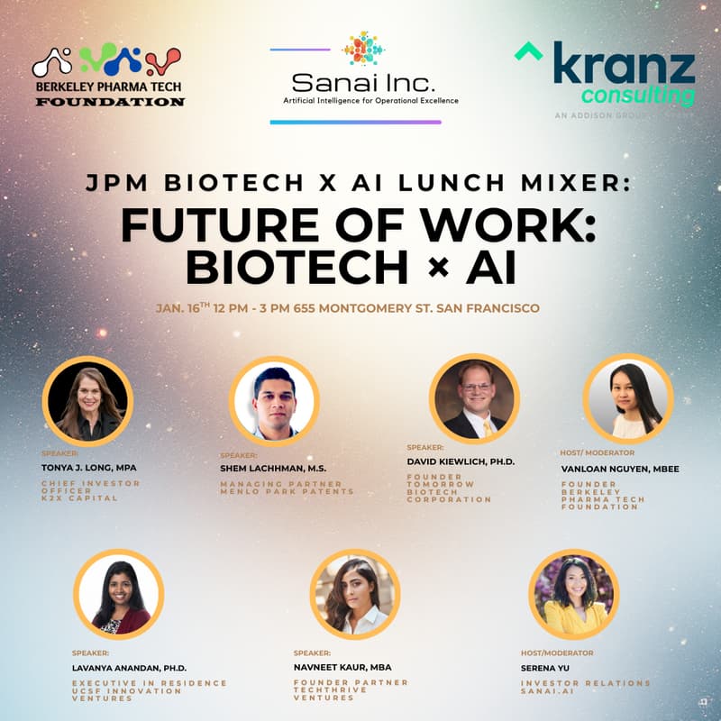 Cover Image for JPM Biotech x AI Lunch Mixer: Future of Work