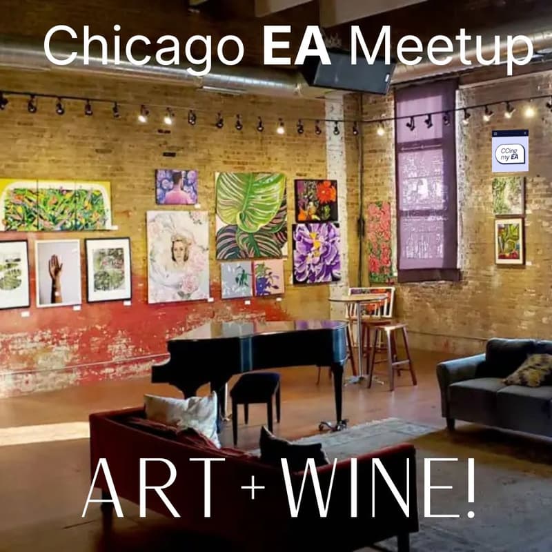 Cover Image for CCing my EA's first Chicago meetup: Art and Wine for Executive Assistants