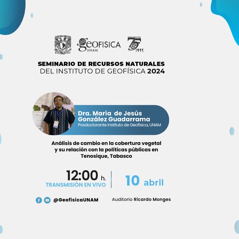 Cover Image for Análisis de cambio en la cobertura vegetal y su relación con la políticas públicas en Tenosique, Tabasco