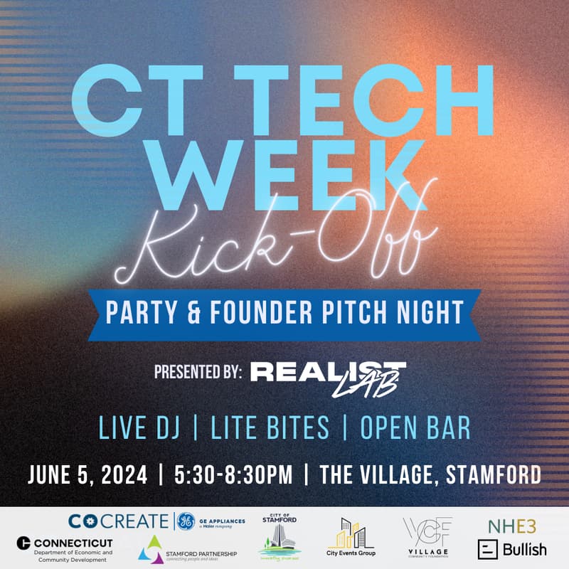 Cover Image for #CTTechWeek Kick Off Party & Pitch Night @ The Village