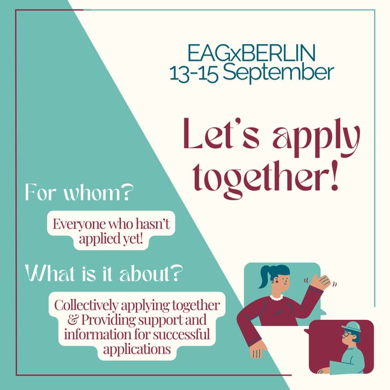 Cover Image for EAGxBerlin '24 - Let's apply together