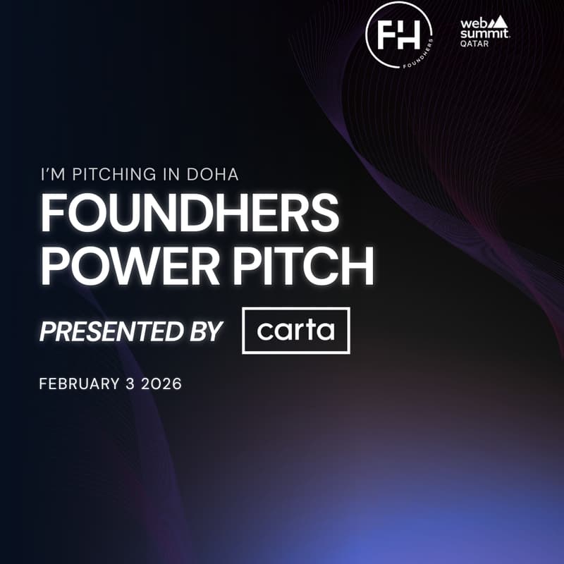 Cover Image for "POWER PITCH DOHA" FoundHers+ Growth Labs powered by CARTA