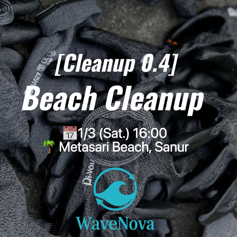Cover Image for [Cleanup 0.4] Beach Cleanup @Sanur, Bali