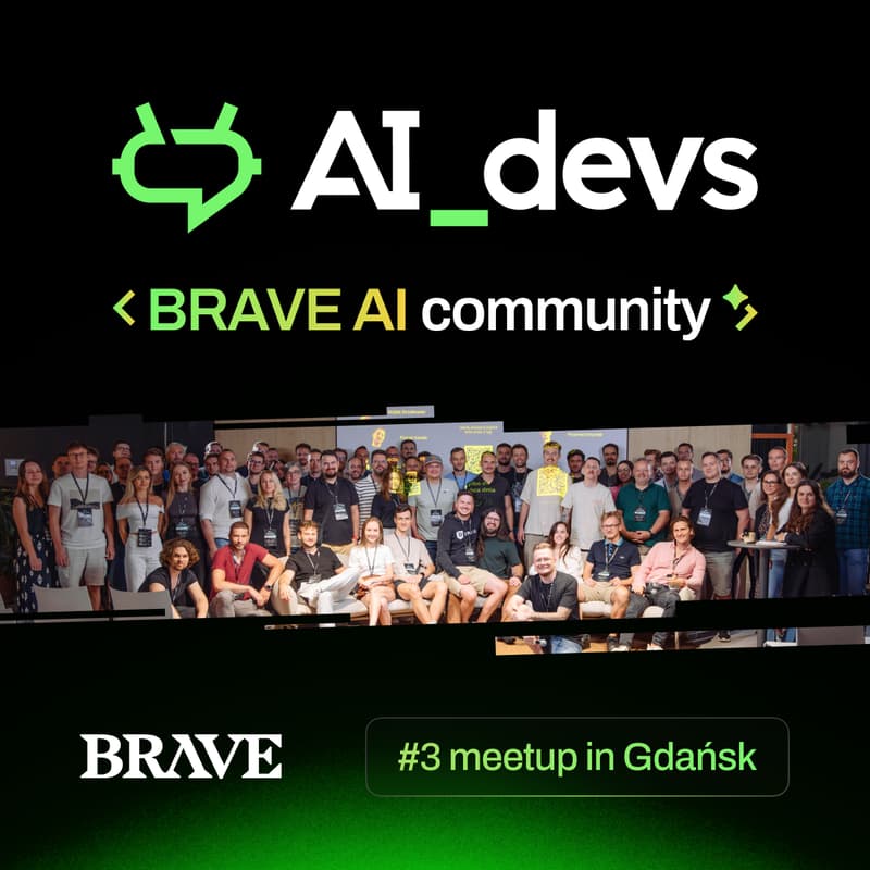 Cover Image for Buduj z AI | BRAVE AI COMMUNITY GDAŃSK #3
