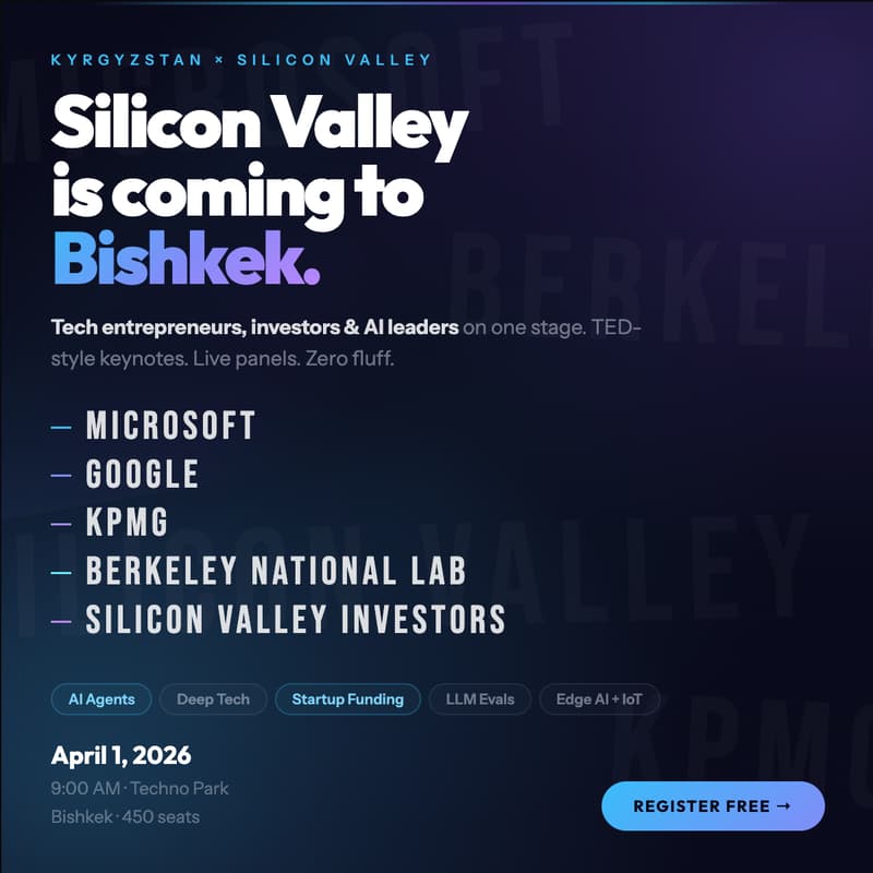 Cover Image for Silicon Valley's top AI minds are coming to Bishkek