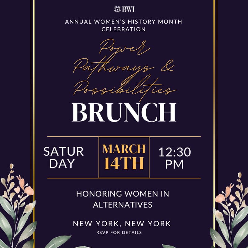 Cover Image for BWI Annual Women's History Brunch: Power, Pathways & Possibilities