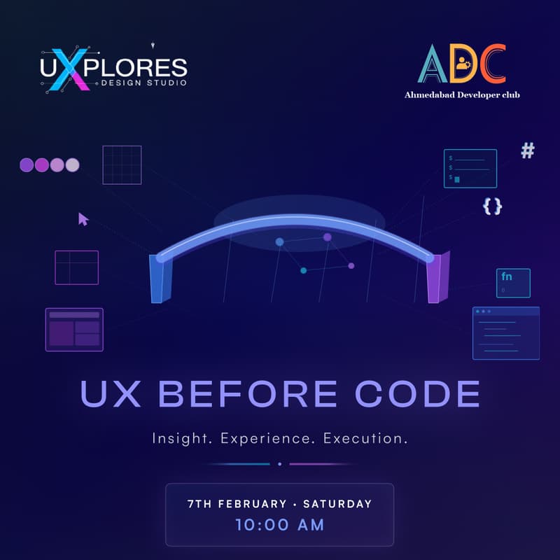 Cover Image for UX Before Code | ADC Meetup