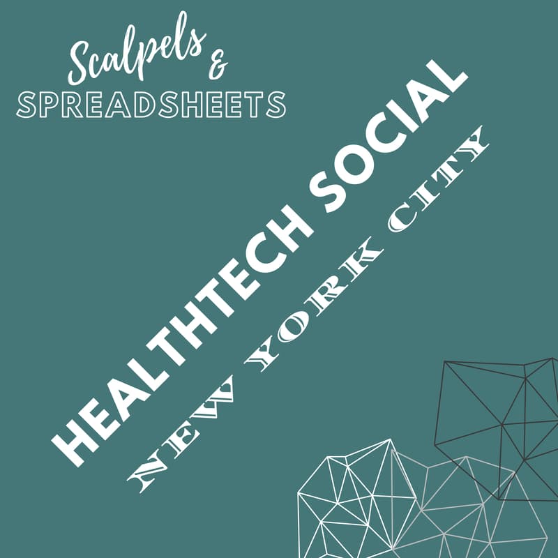 Cover Image for Healthtech Social by Scalpels & Spreadsheets