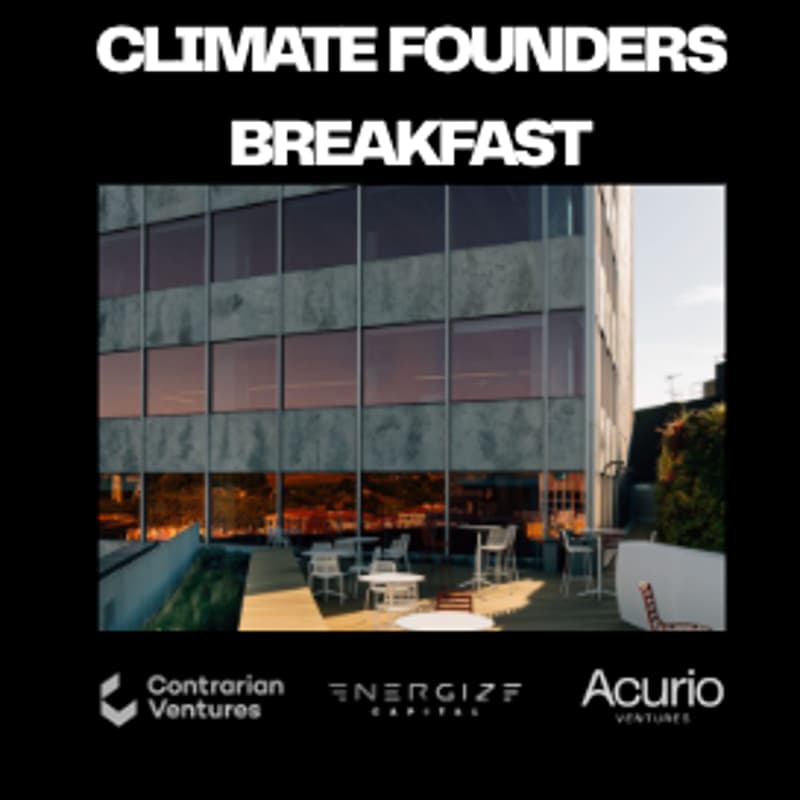 Cover Image for CLIMATE FOUNDERS BREAKFAST