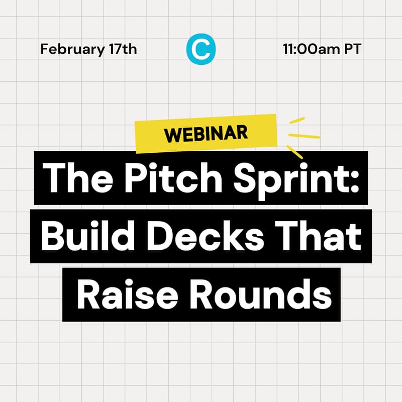 Cover Image for The Pitch Sprint: How to Build Decks That Raise Rounds