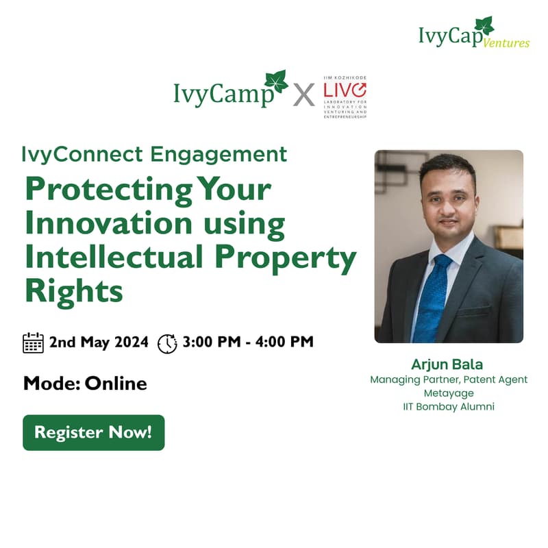 Cover Image for “Protecting Your Innovation using Intellectual Property Rights.”