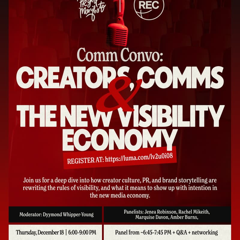 Cover Image for Comm Convo: Creators, Comms & the New Visibility Economy
