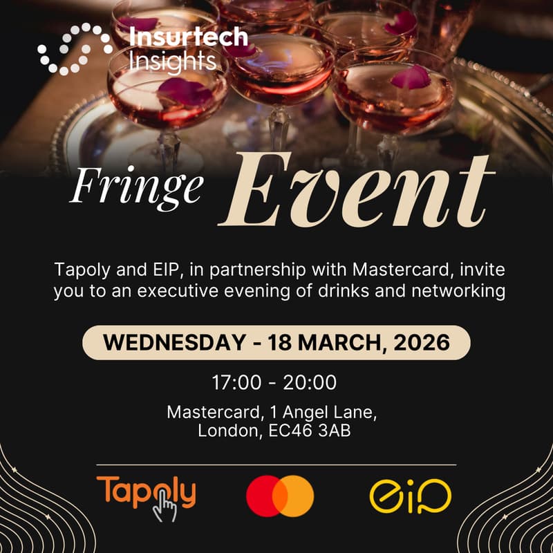 Cover Image for Tapoly | EIP | Mastercard : Networking & Drinks Reception – Embedded Insurance Distribution & Seamless Payments