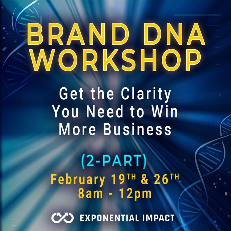 Cover Image for Exponential Impact Brand DNA Workshop