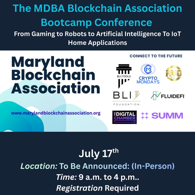 Cover Image for MDBA Blockchain Bootcamp Conference & Exhibits