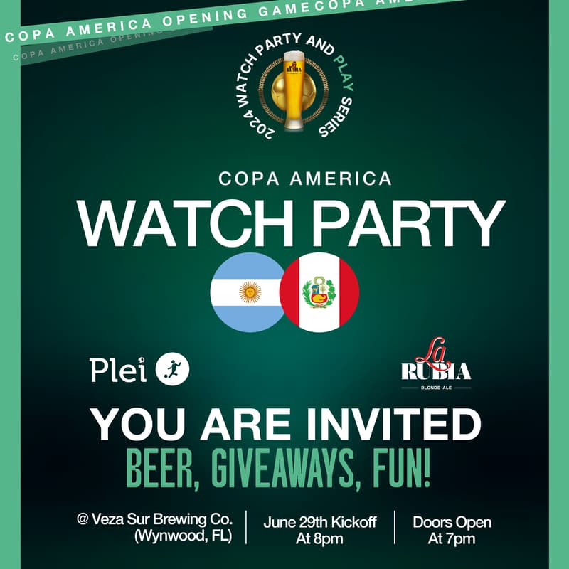 Cover Image for Copa America Watch Party: Argentina vs Peru
