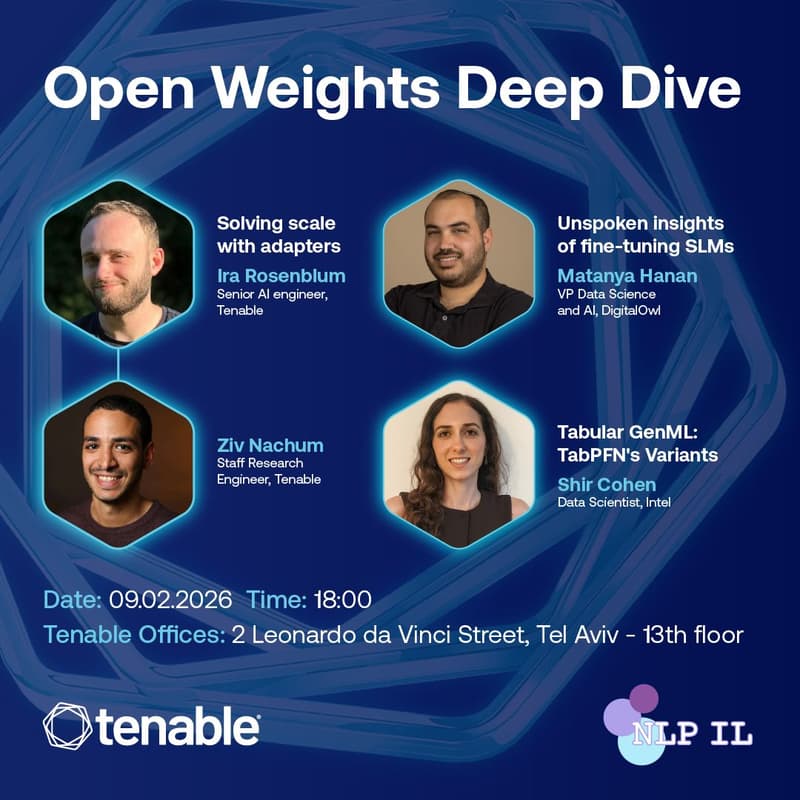 Cover Image for NLP IL x Tenable - February 2026 Meetup