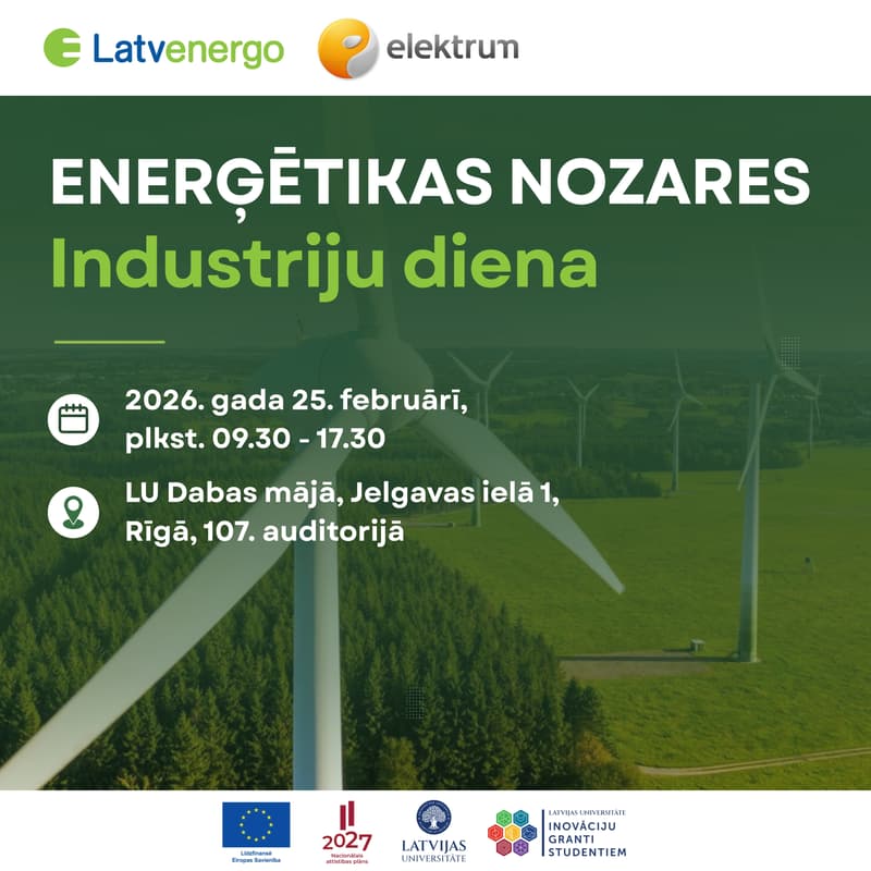 Cover Image for Enerģētikas nozares industriju diena