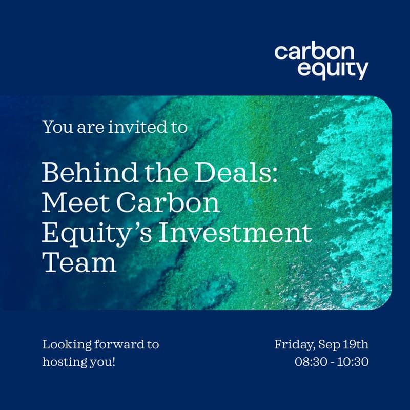 Cover Image for Behind the Deals: Meet Carbon Equity’s Investment Team