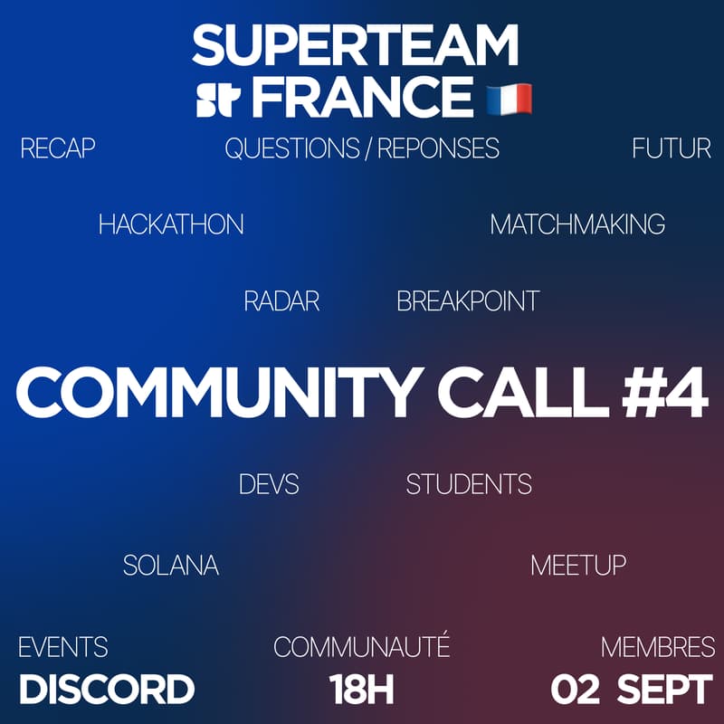 Cover Image for Superteam France - Community Call #4 - Edition Radar