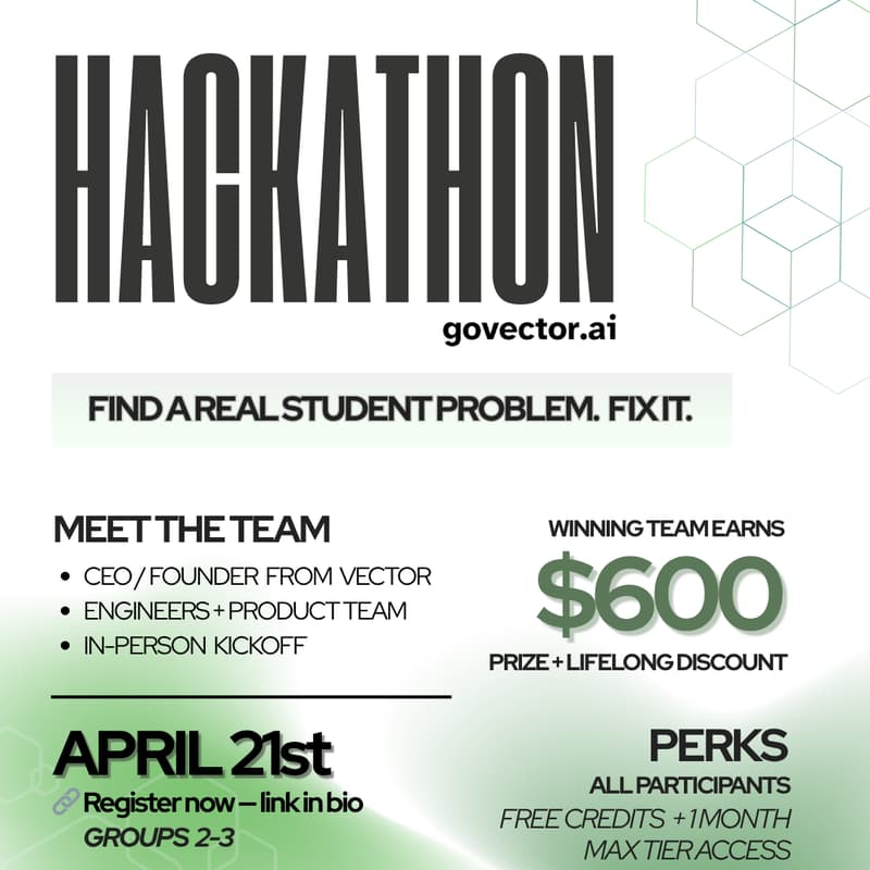 Cover Image for Vibecoding Hackathon | Vector & Codeology