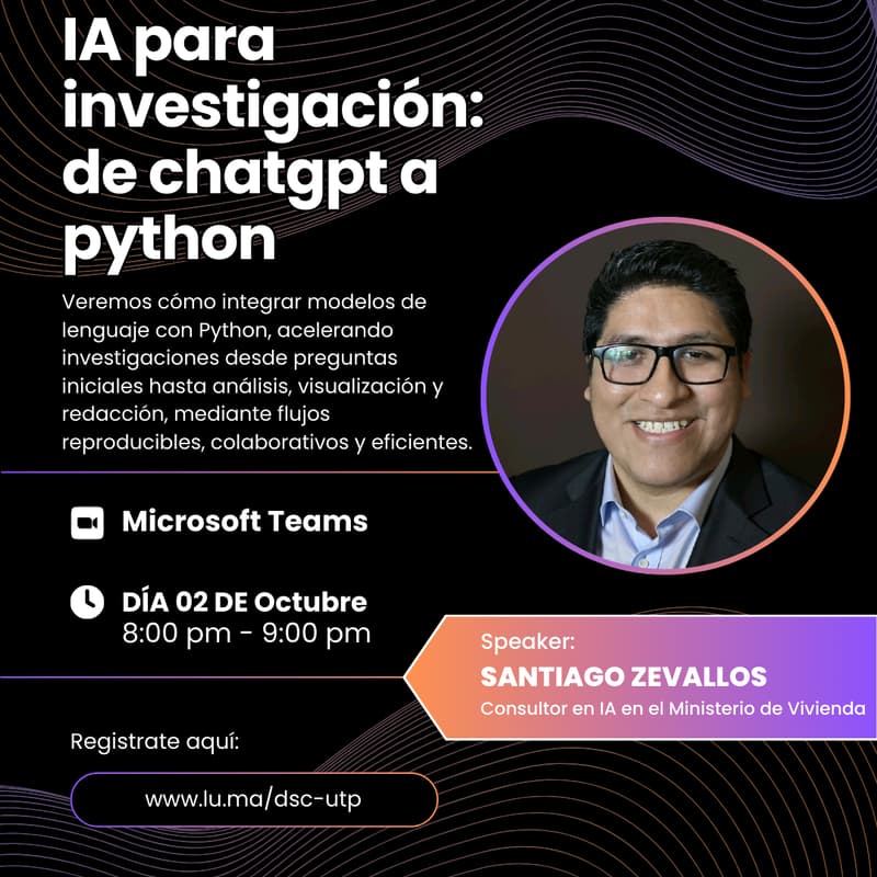Cover Image for IA para Investigación: de ChatGPT a Python