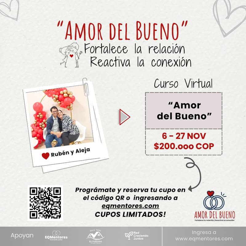 Foto de portada de Curso Virtual: “Amor del Bueno” [NOVIEMBRE 2025]