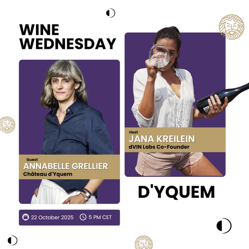 Cover Image for 🍷 Wine Wednesday - Château d’Yquem with Annabelle Grellier 🍇